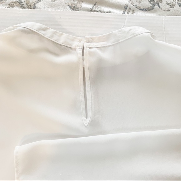 Zara Basic collection women’s blouse, white color, size large, - Picture 6 of 11